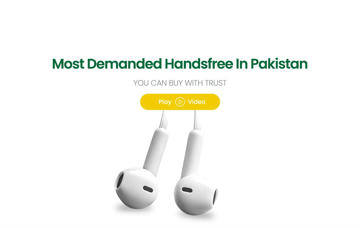 OPPO Original Handsfree Earphones, High Quality Audio for Android and iOS Devices with Mic Support