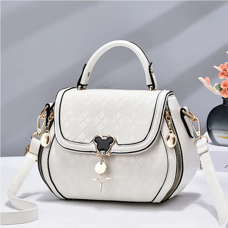 Women tote handbag bag for women shoulder bag sac a main femme luxury designer Genuine leather women's bag Bow Bucket bag
