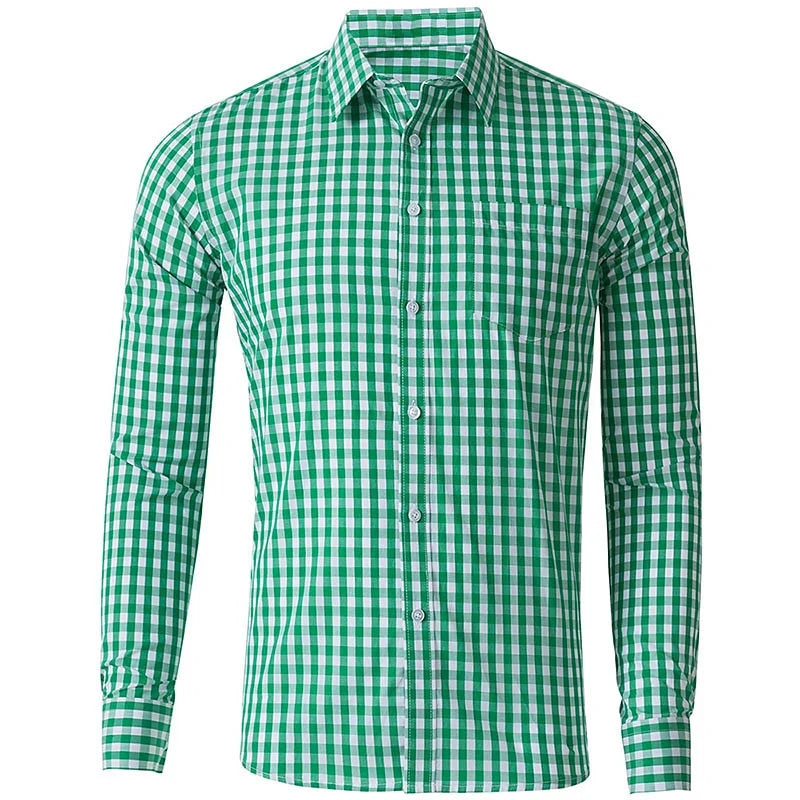 Spring And Autumn Wedding Party Men's Button-up Shirts, Dance Shirts, Black And White Long-sleeved Floral Fitted Shirts