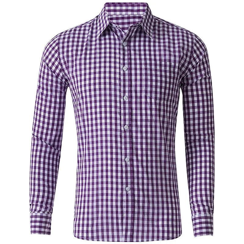 Spring And Autumn Wedding Party Men's Button-up Shirts, Dance Shirts, Black And White Long-sleeved Floral Fitted Shirts