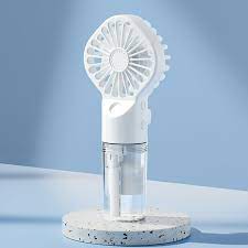 Mini Air Conditioner Portable Fan 2024 New Ultra Lightweight Only 60G Handheld Fan Air Cooler Pocket Fan for Travelling Shopping