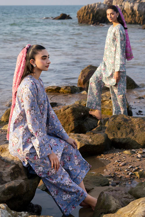 DIGITAL PRINTED LAWN USE-9155 3 Pieces  SKU: JZ-SUMMER-9155-0