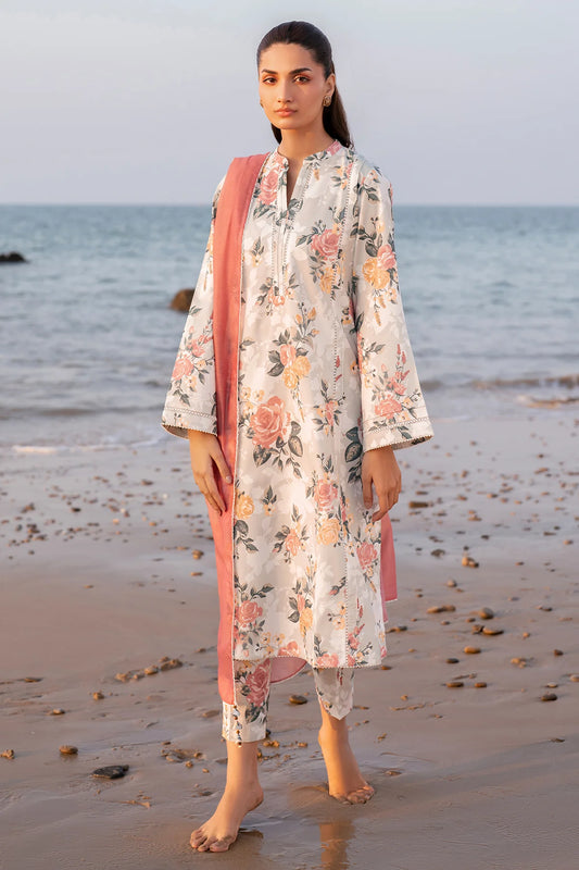Digital Printed Lawn Suit – USE-9156 | 3-Piece Summer Collection