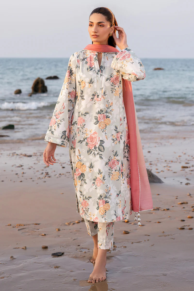 Digital Printed Lawn Suit – USE-9156 | 3-Piece Summer Collection