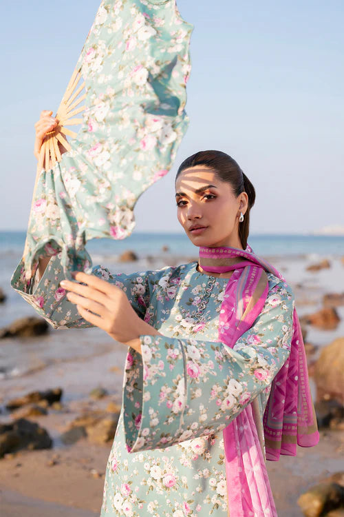 Digital Printed Lawn Suit – USE-9156 | 3-Piece Summer Collection