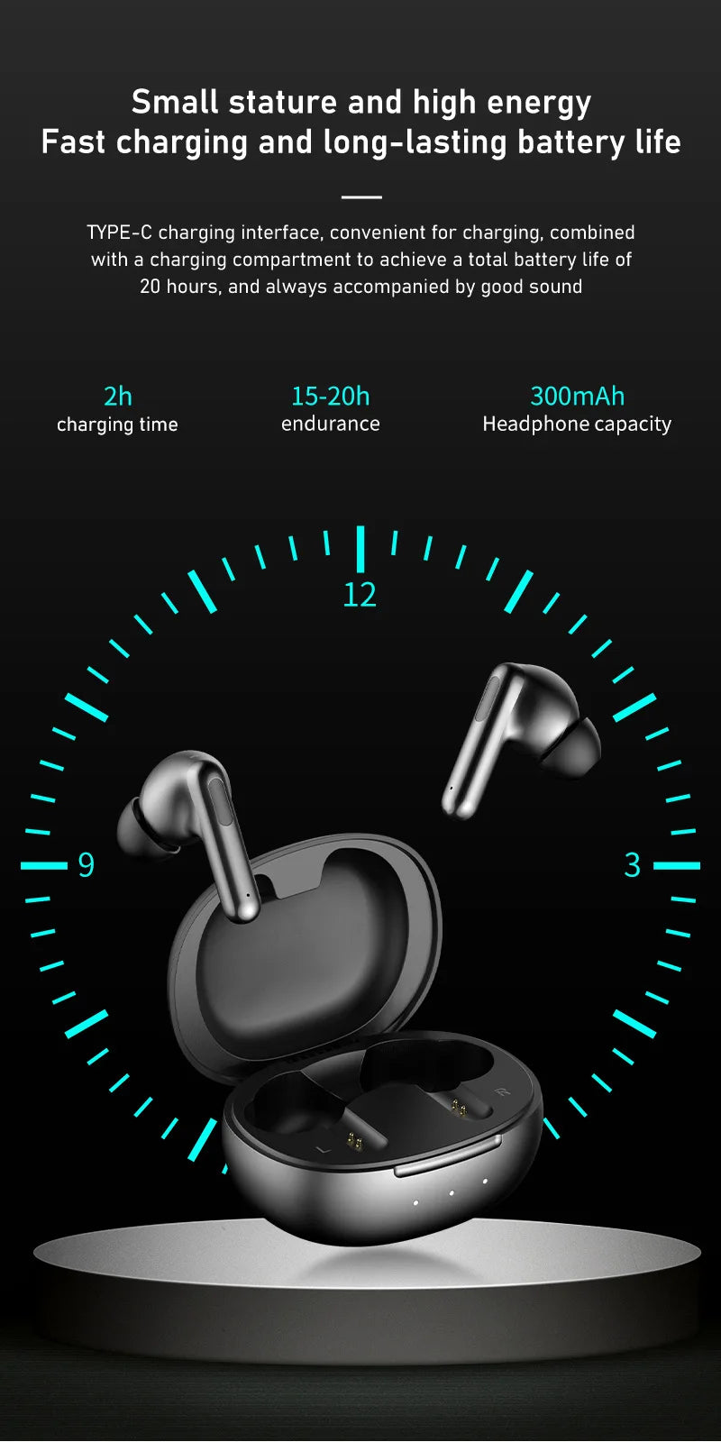 Sony Intelligent Noise Reduction Headset LX102 True Wireless Bluetooth Headphones HIFI Stereo Motion Waterproof Earphones Mic