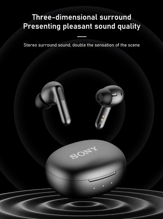 Sony Intelligent Noise Reduction Headset LX102 True Wireless Bluetooth Headphones HIFI Stereo Motion Waterproof Earphones Mic