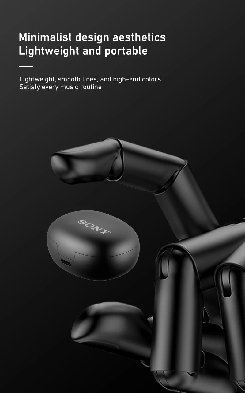 Sony Intelligent Noise Reduction Headset LX102 True Wireless Bluetooth Headphones HIFI Stereo Motion Waterproof Earphones Mic