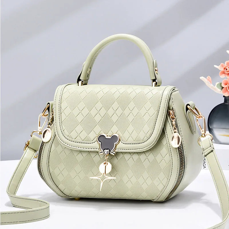 Women tote handbag bag for women shoulder bag sac a main femme luxury designer Genuine leather women's bag Bow Bucket bag